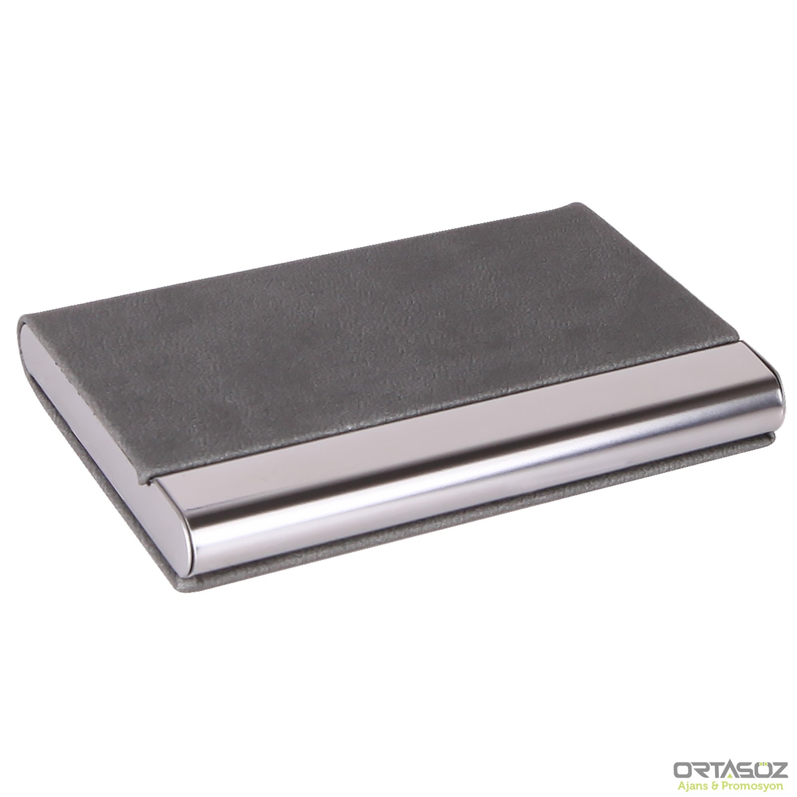 BARLAS GRİ DERİ KARTVİZİTLİK