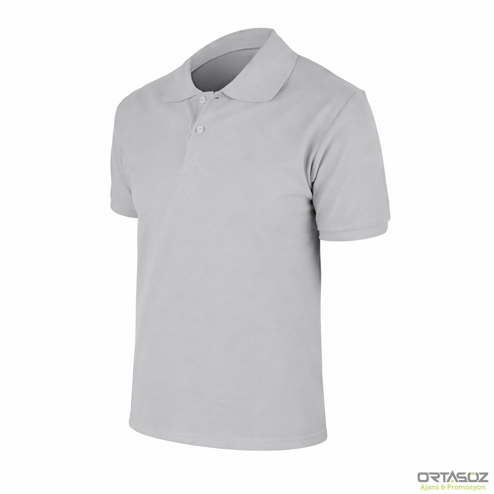498522 BEGONYA GRİ M POLO YAKA TİŞÖRT