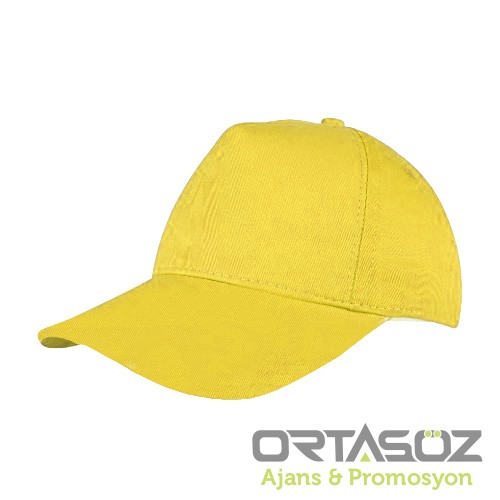 SARDUNYA SARI SİPER DİKİŞSİZ COTTON ŞAPKA