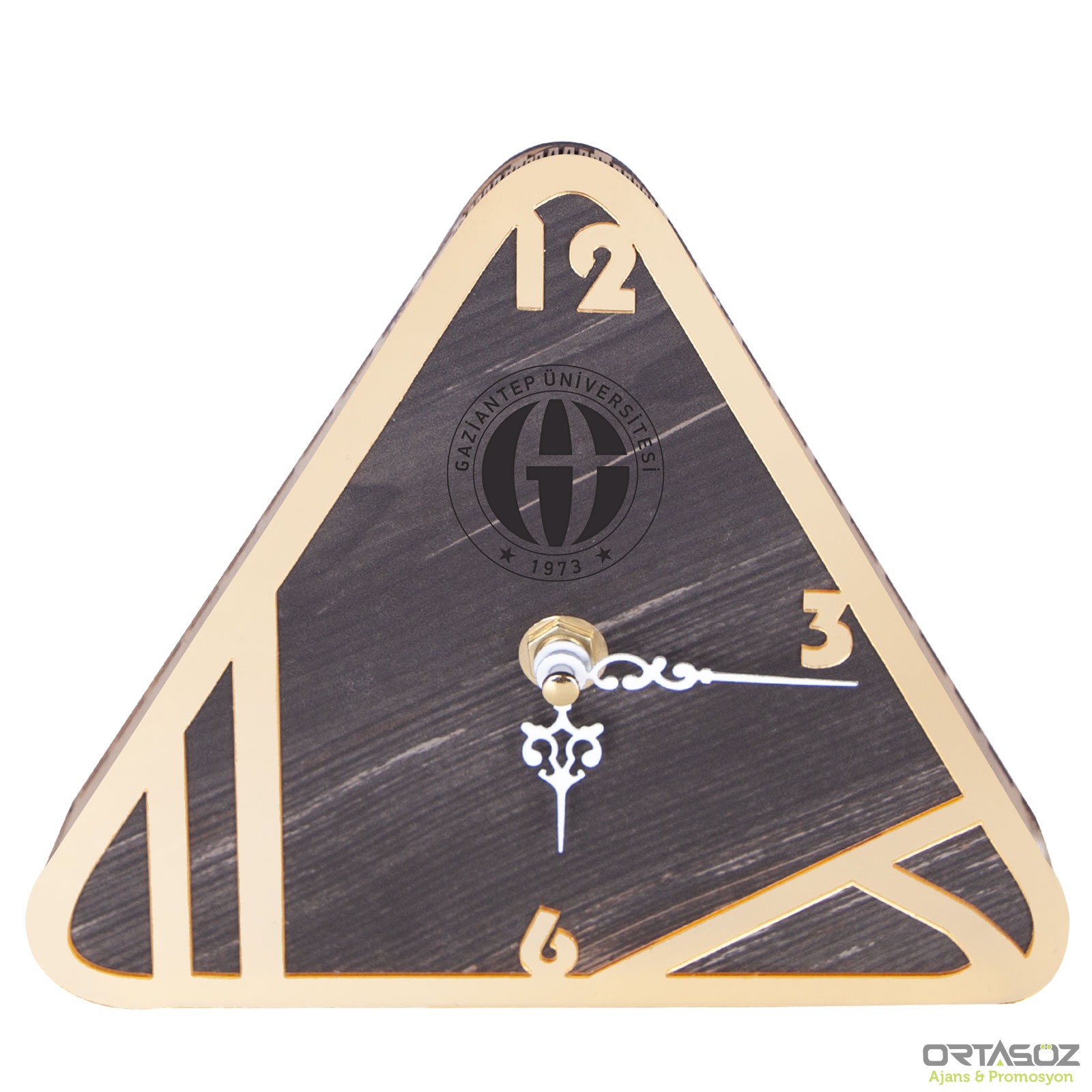 MİRANDA203 AHŞAP MASAÜSTÜ SAAT (165X170 MM)