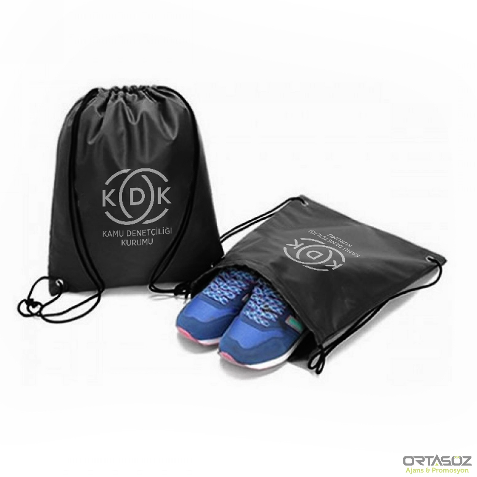 ADAL SİYAH İPLİ BÜZGÜLÜ ÇANTA