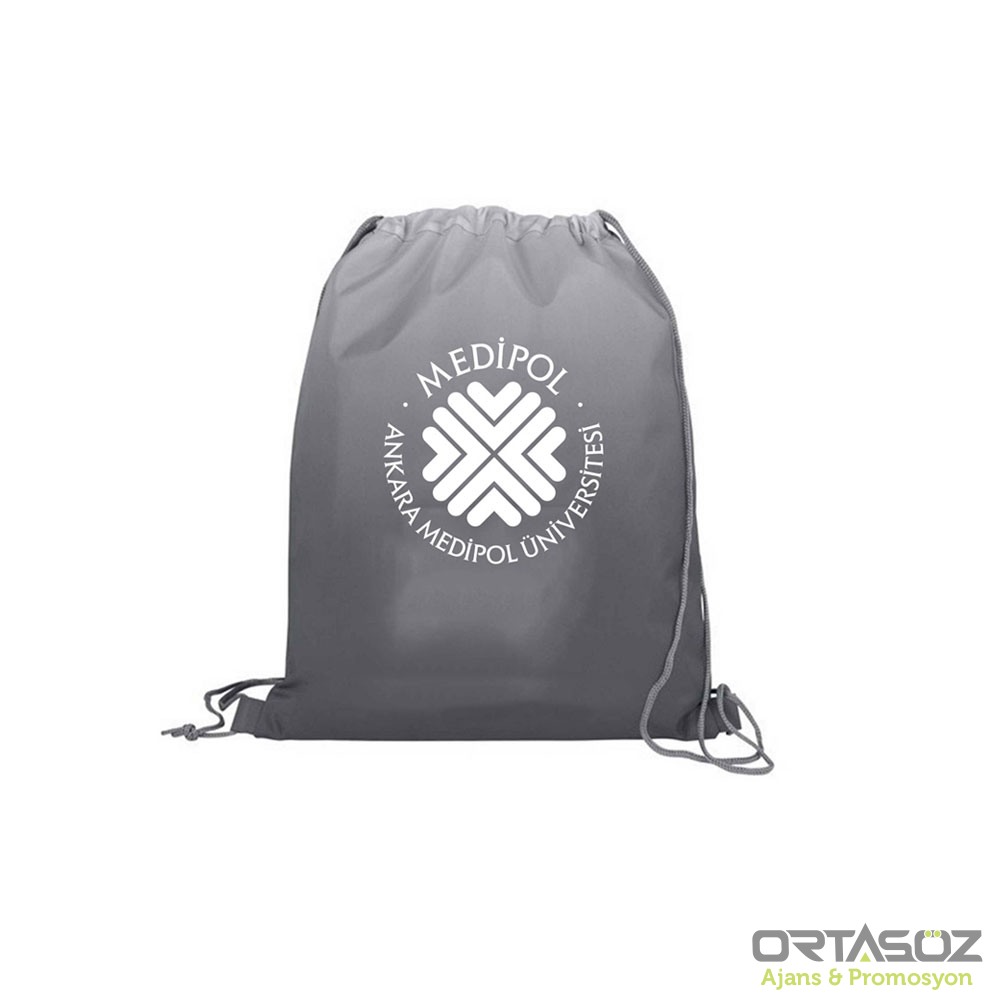 ADAL GRİ İPLİ BÜZGÜLÜ ÇANTA