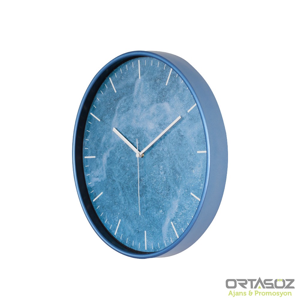 5195 TARVOS187 YEŞİL PLASTİK KASA DUVAR SAATİ (330 MM)