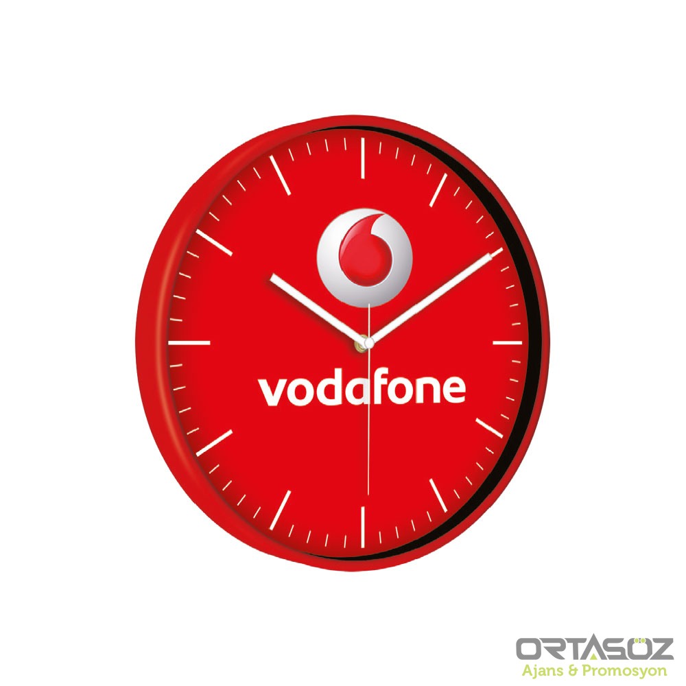 5195 TARVOS187 YEŞİL PLASTİK KASA DUVAR SAATİ (330 MM)