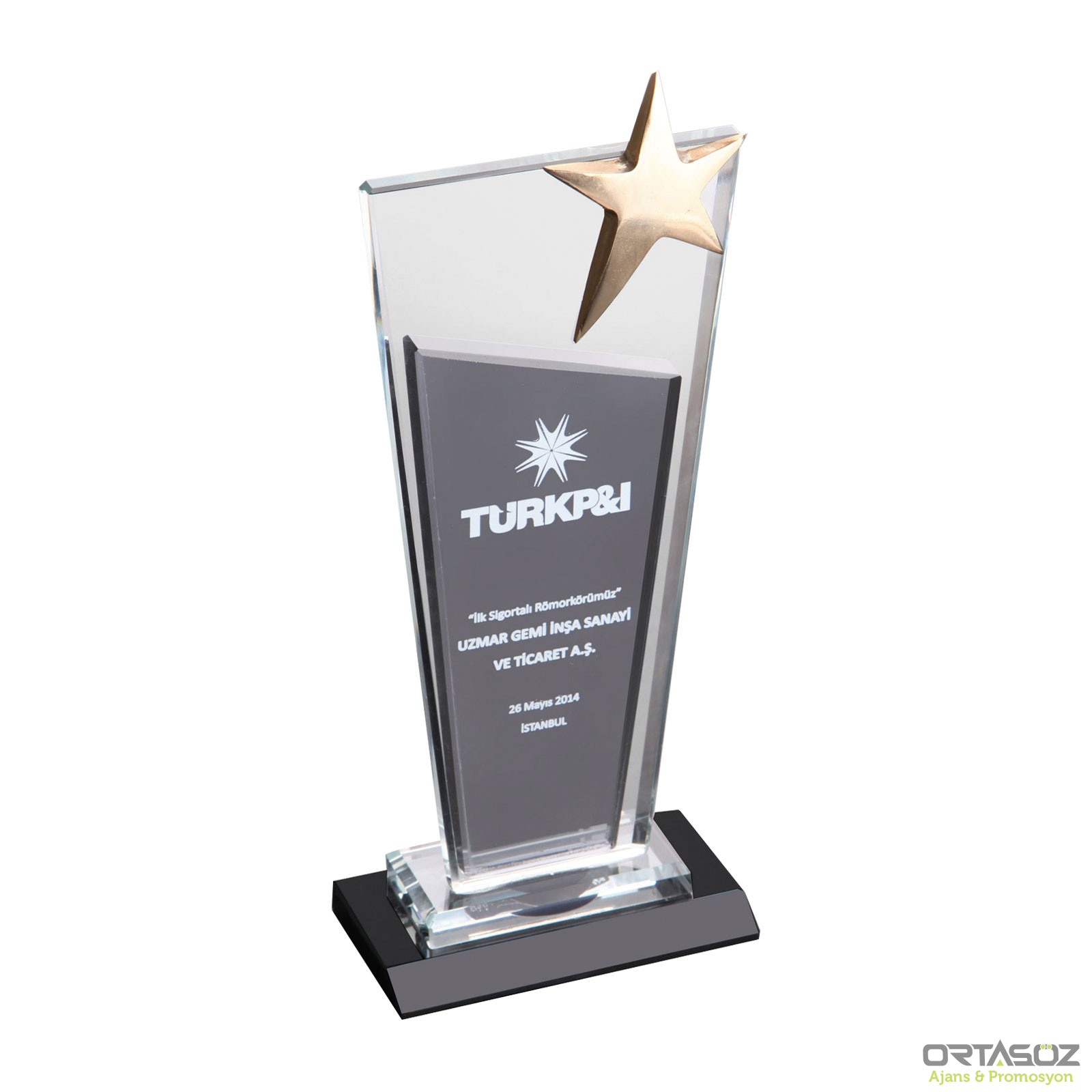 İMRANLI KRİSTAL PLAKET