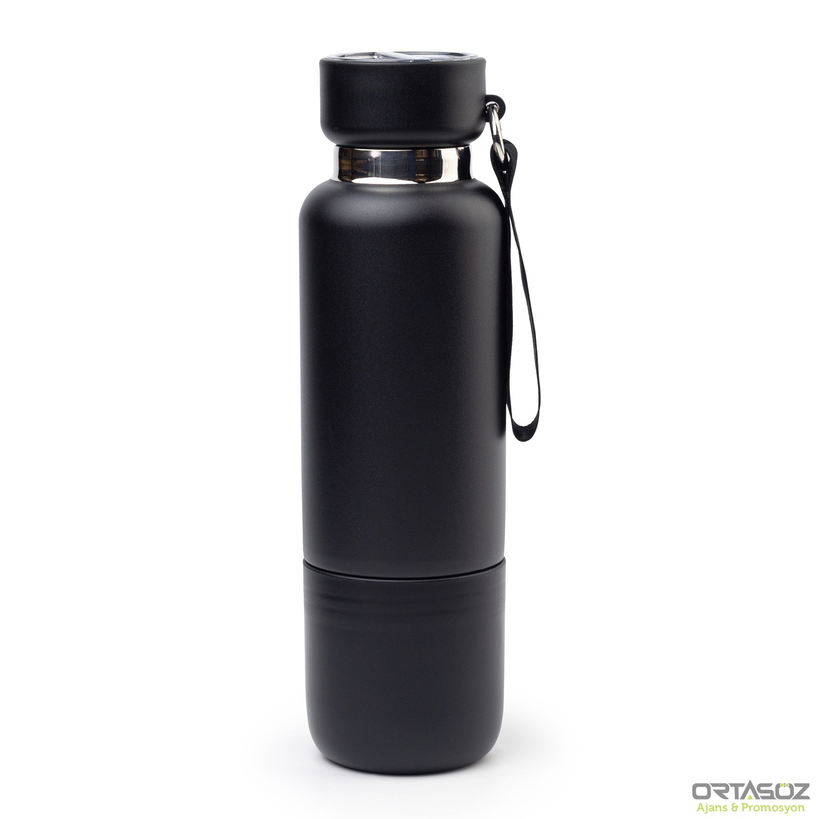 ULUDAĞ SİYAH 500 ML BARDAKLI TERMOS