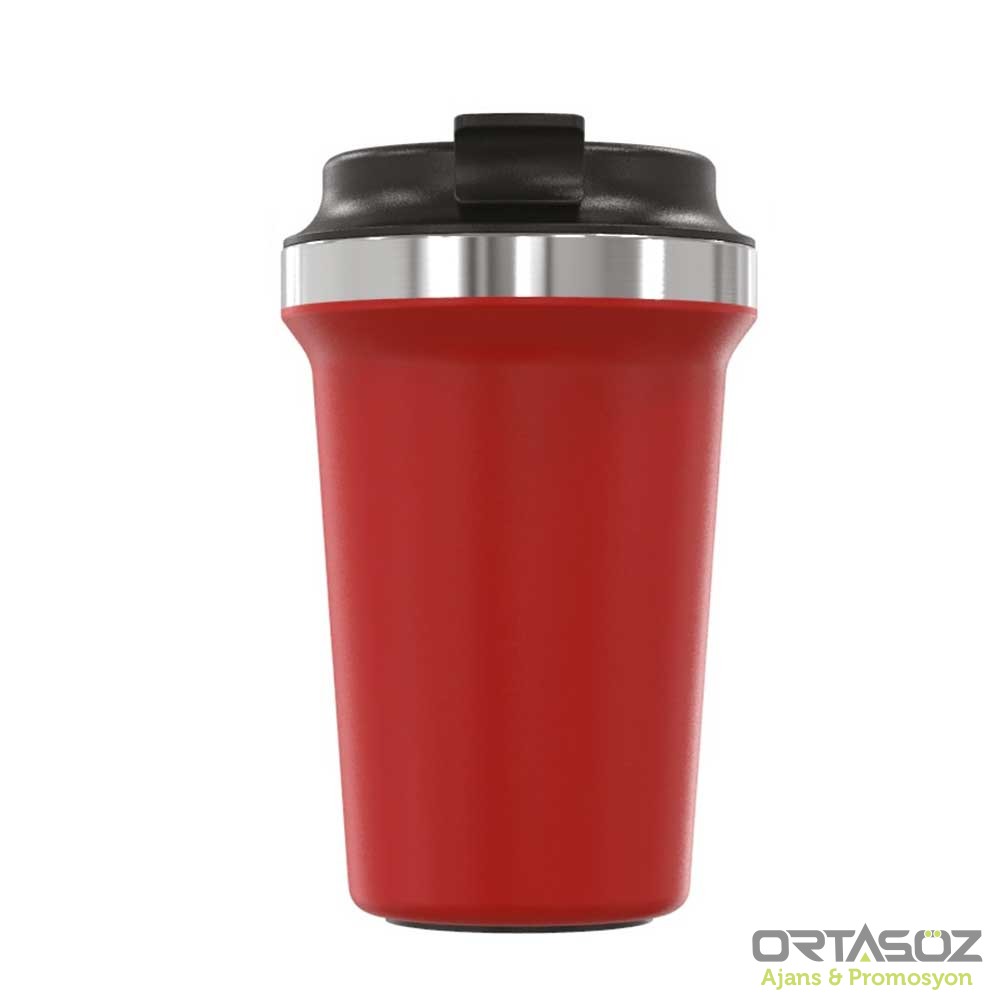 7993 RABOVA SİYAH 350 ML TERMOS BARDAK