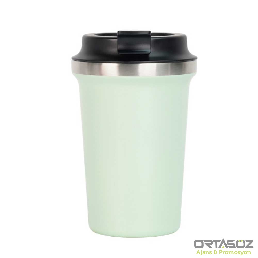 7993 RABOVA SİYAH 350 ML TERMOS BARDAK