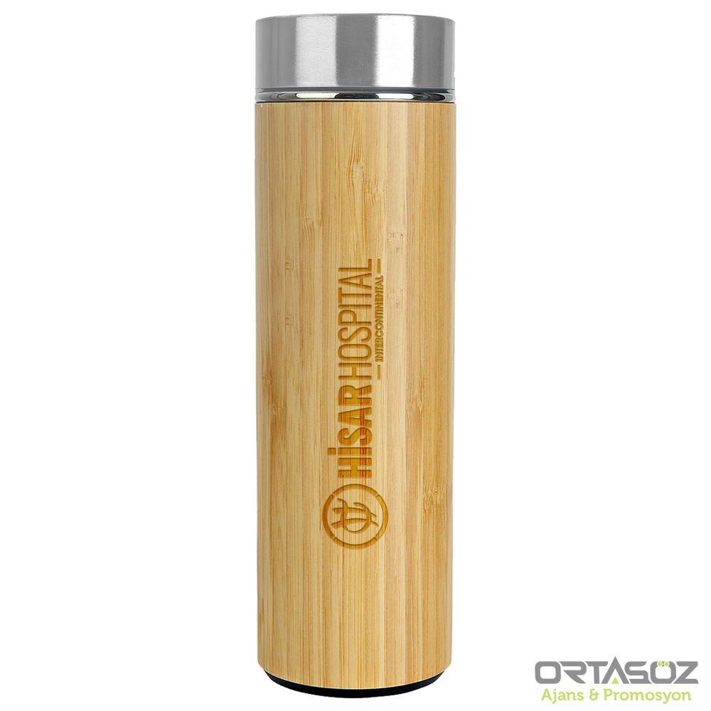 İZNİK 500 ML  BAMBU ÇELİK TERMOS