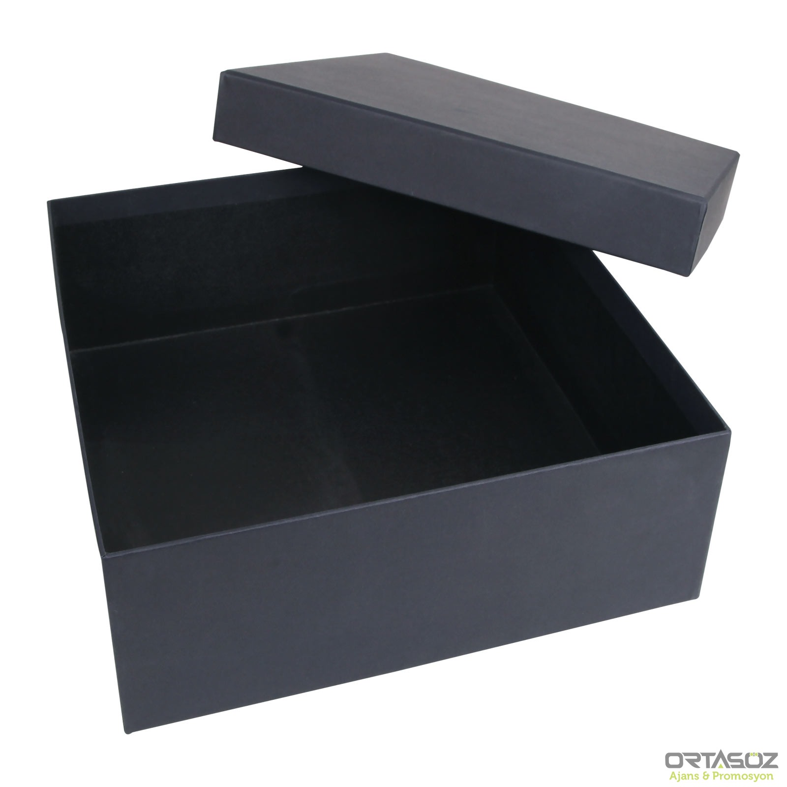 SEDİR SİYAH GEÇME KAPAK KUTU (30X30X10 CM)