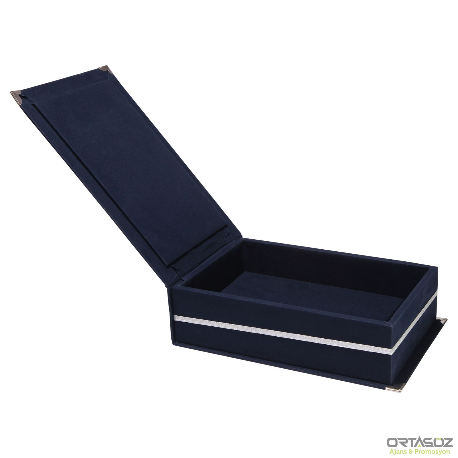 8792 KAŞMİR KIRMIZI KADİFE PLAKET KUTUSU (16X28 CM)