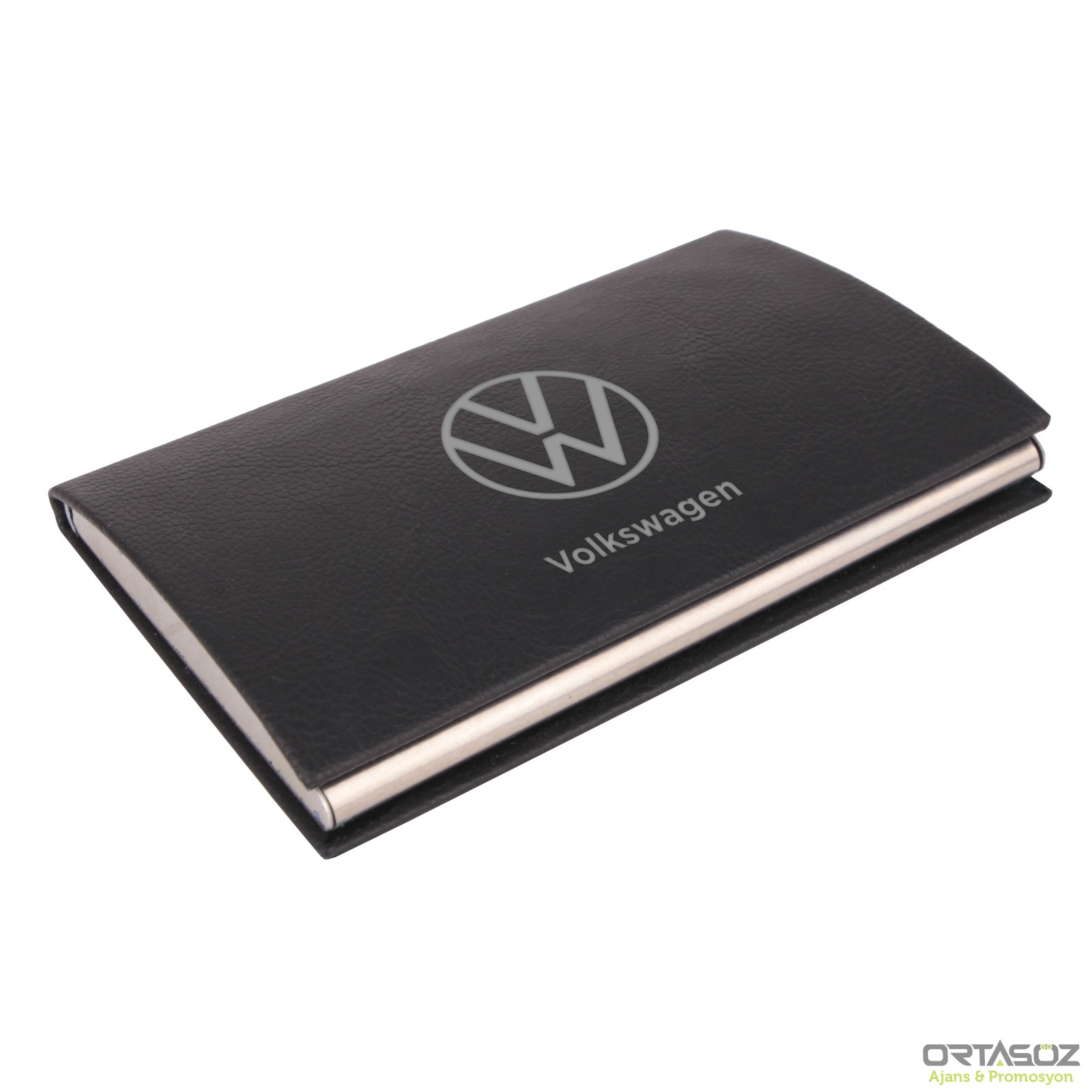 RAYİHA GRİ DERİ KARTVİZİTLİK