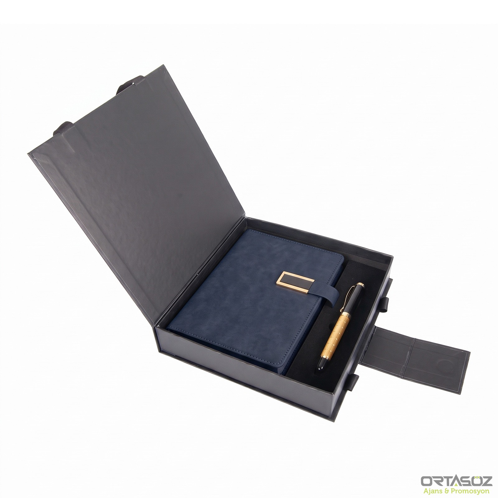 9113 KEMERALTI GRİ HEDİYELİK SET