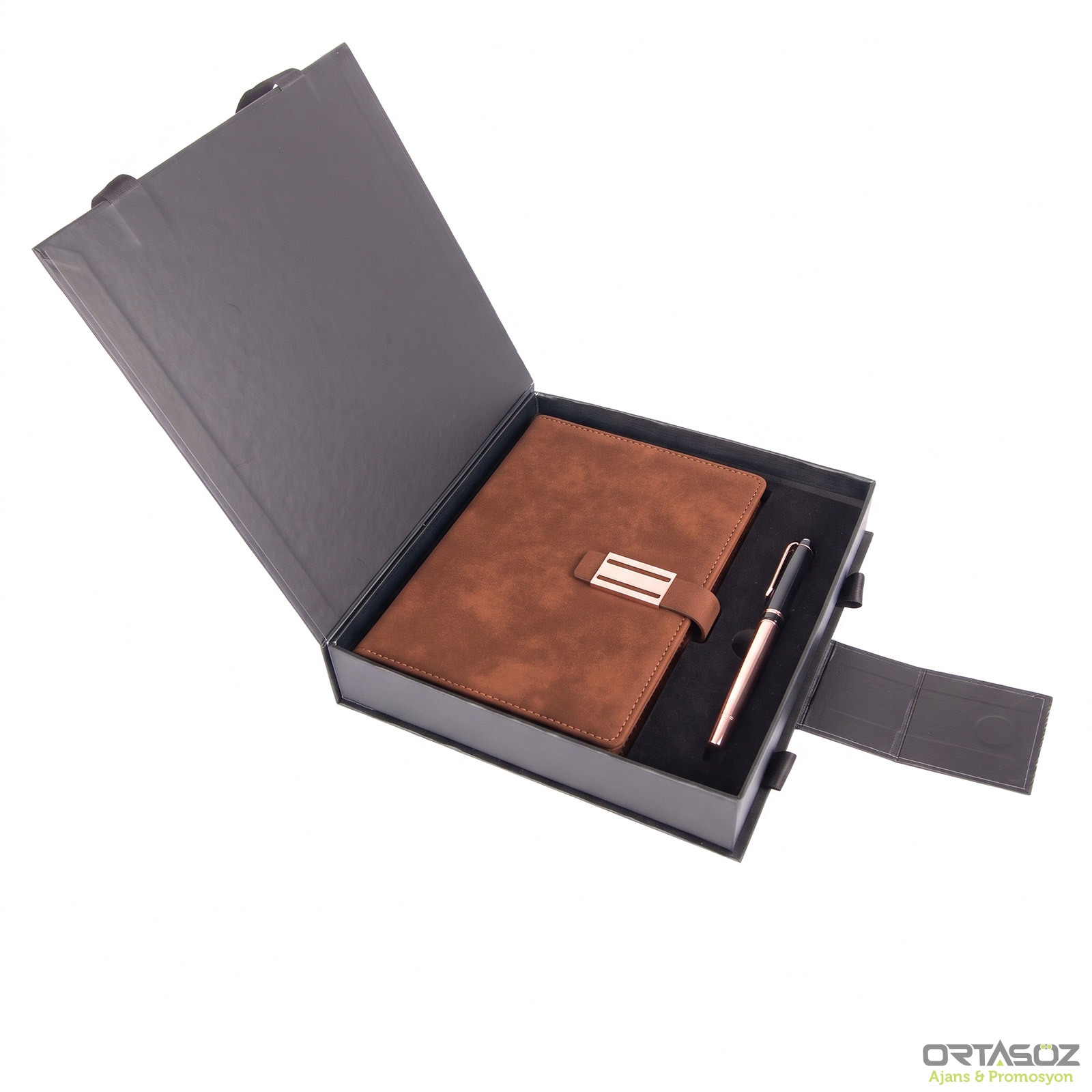 9114 KONAK GRİ HEDİYELİK SET