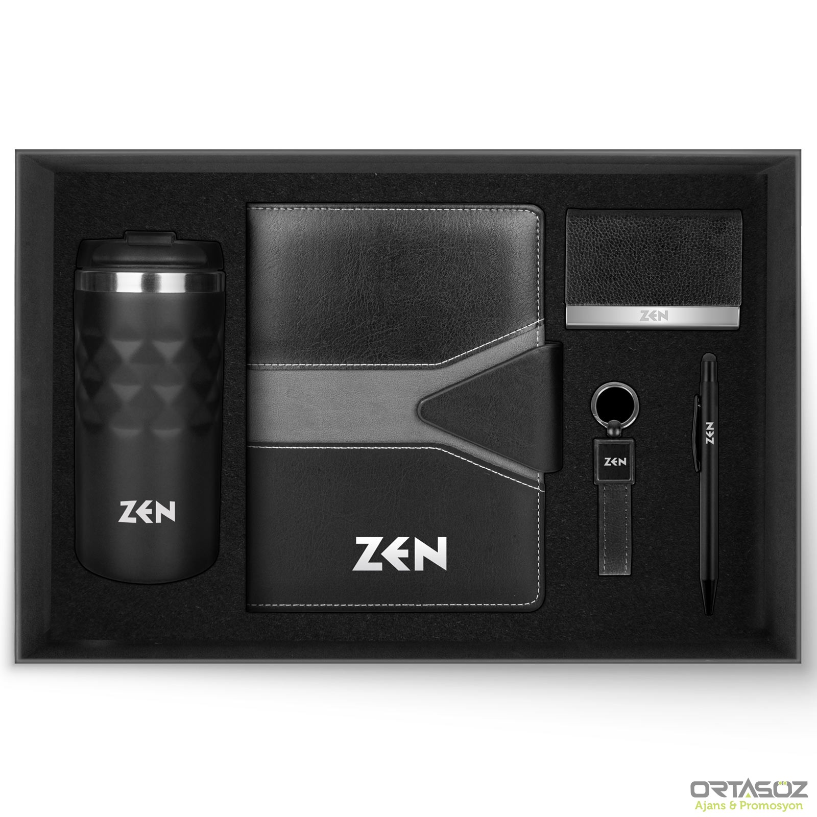 POYRAZ SİYAH HEDİYELİK SET