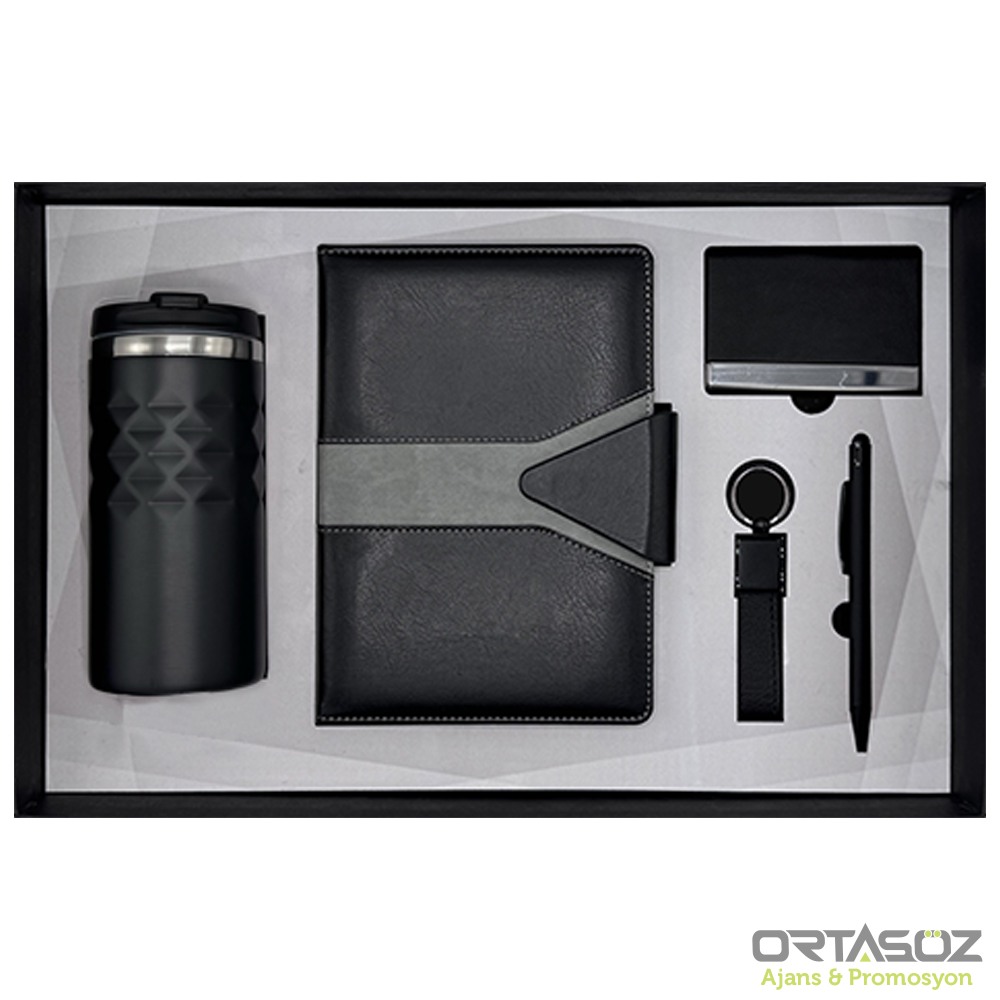 9167 POYRAZ SARI HEDİYELİK SET