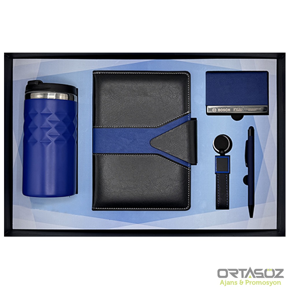 9167 POYRAZ SARI HEDİYELİK SET