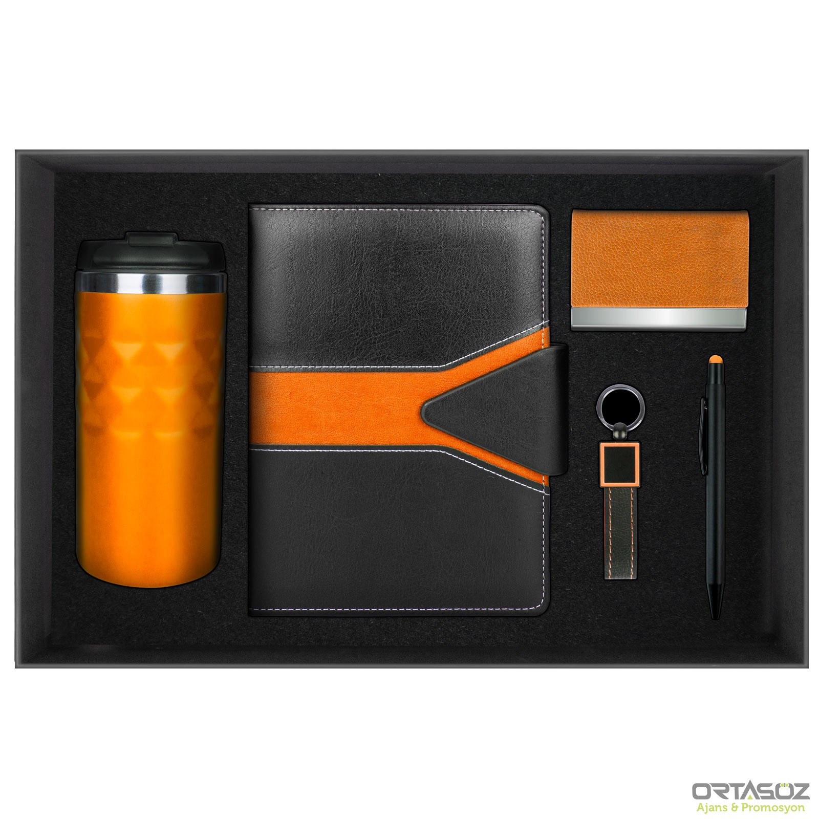 POYRAZ TURUNCU HEDİYELİK SET