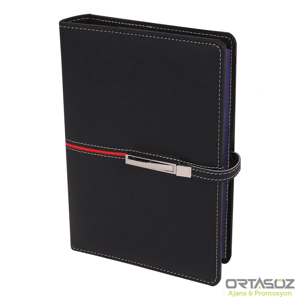 İMRAHOR SİYAH TARİHSİZ ORGANİZER DEFTER