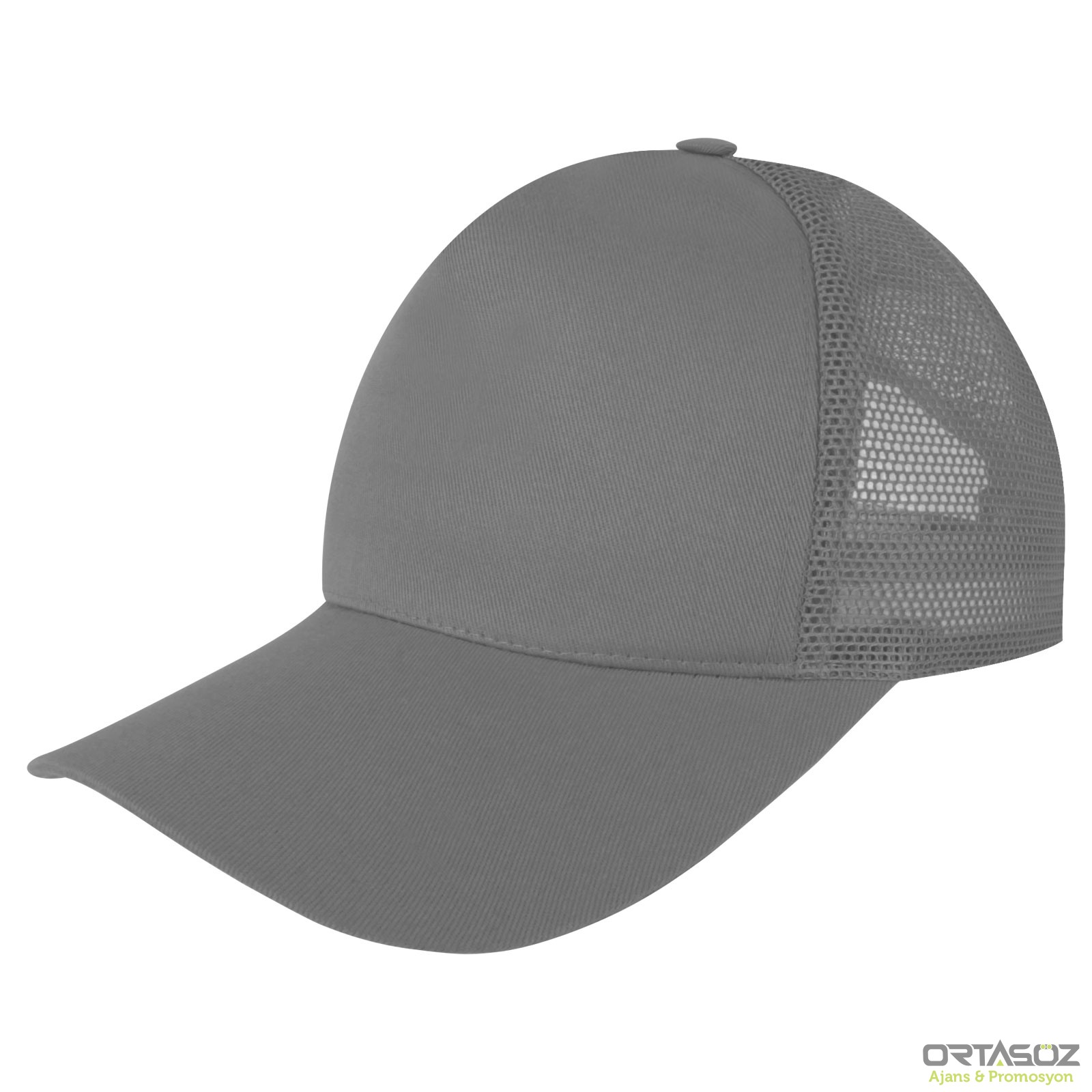 GELİNCİK GRİ FİLELİ  COTTON ŞAPKA