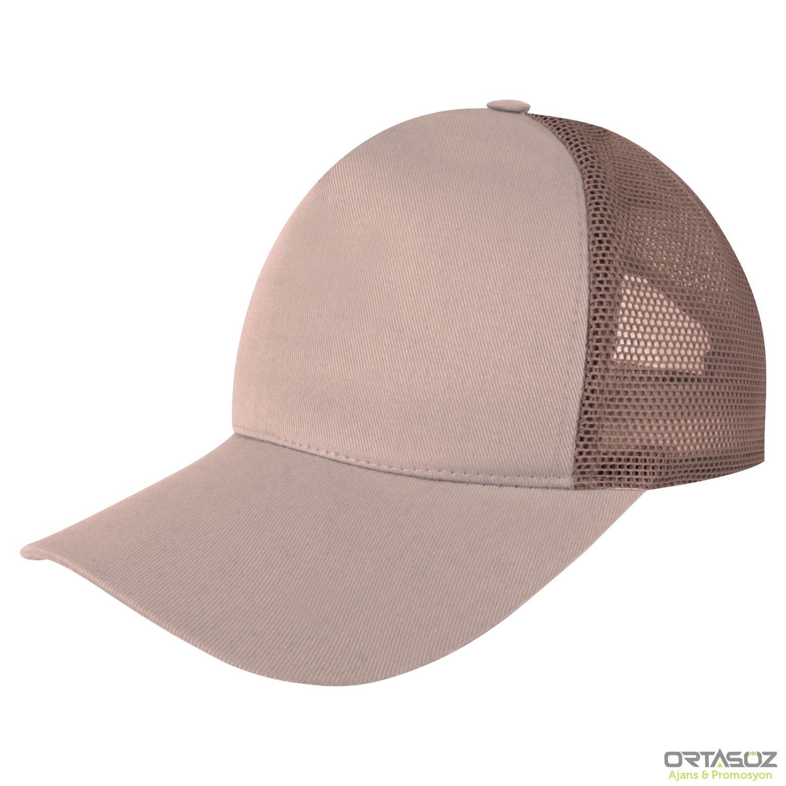 GELİNCİK BEJ FİLELİ COTTON ŞAPKA