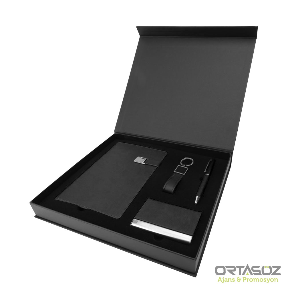 AYDINTEPE SİYAH HEDİYELİK SET