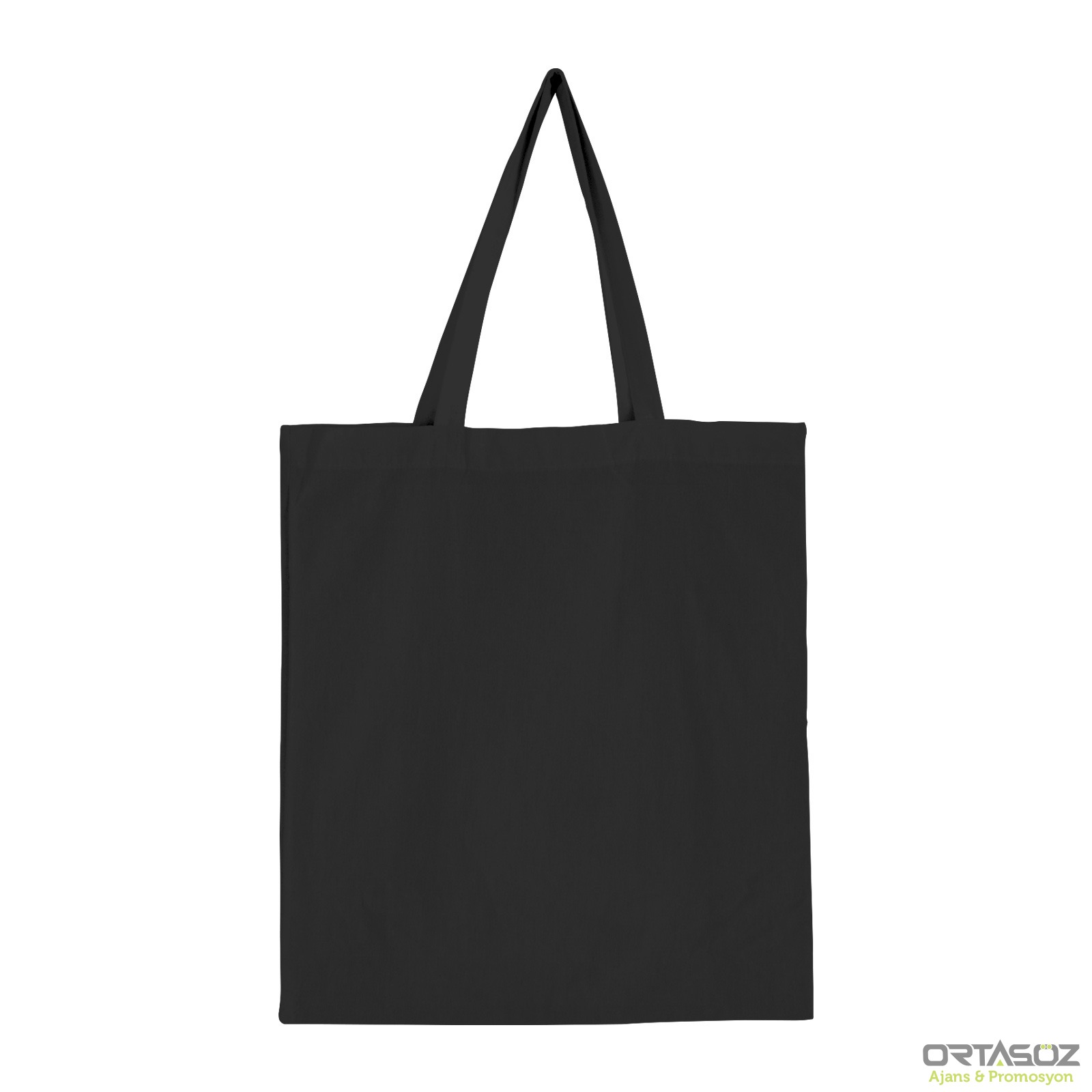 GEMLİK SİYAH HAM BEZ ÇANTA