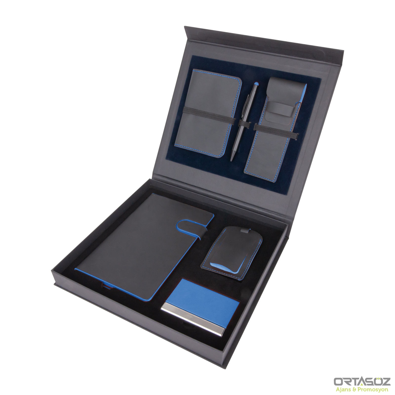 9320 DİKİLİTAŞ TURKUAZ HEDİYELİK SET