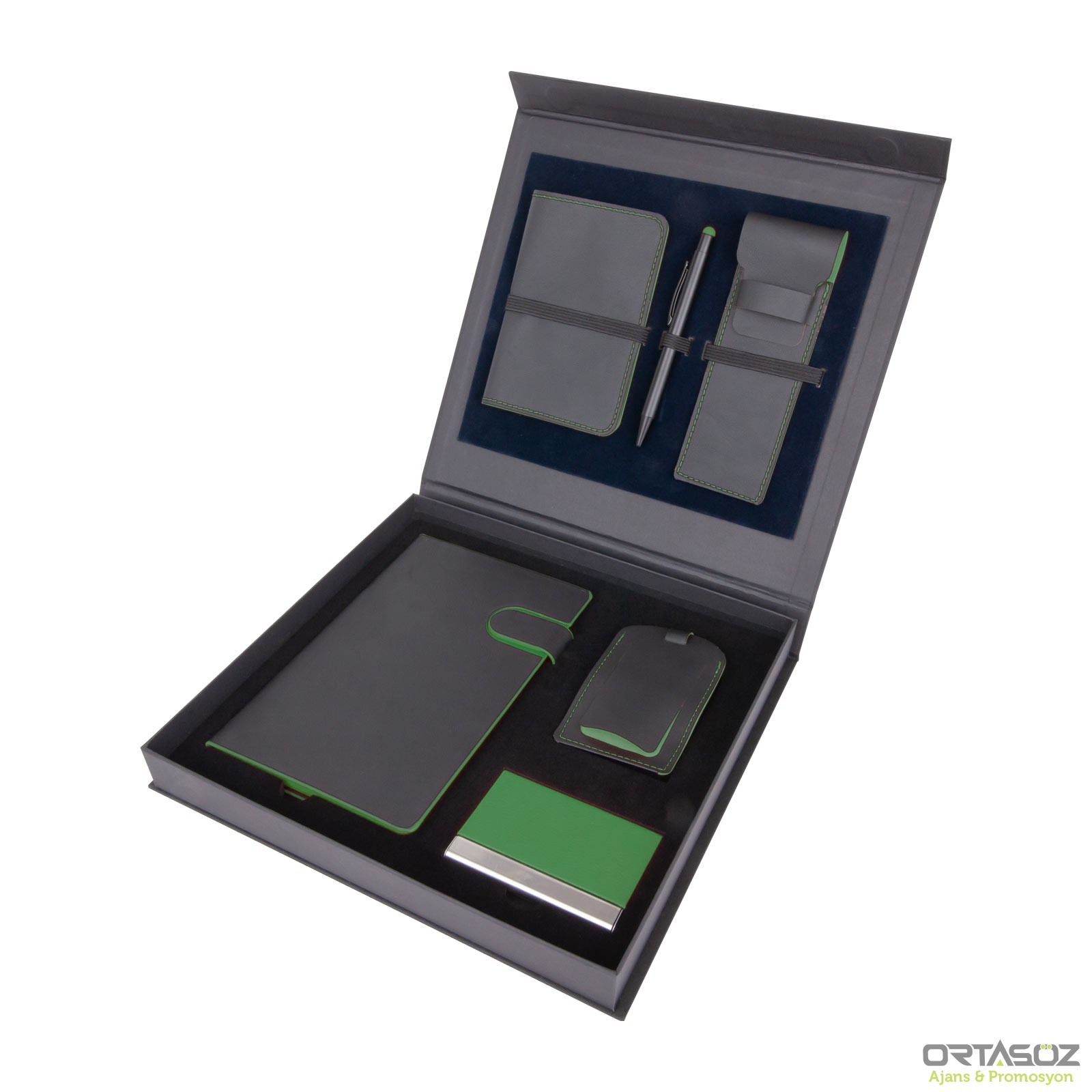 9320 DİKİLİTAŞ TURKUAZ HEDİYELİK SET