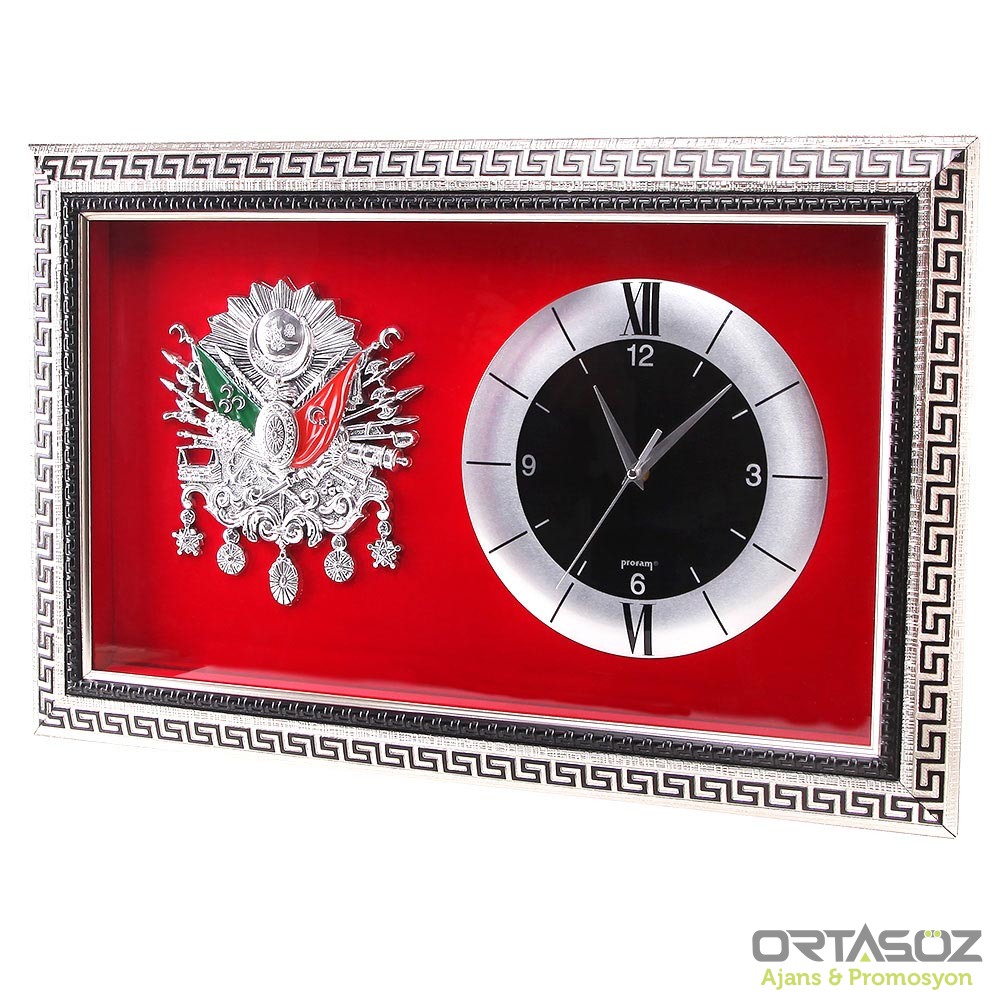 KEPSUT GÜMÜŞ SAATLİ OSMANLI ARMASI