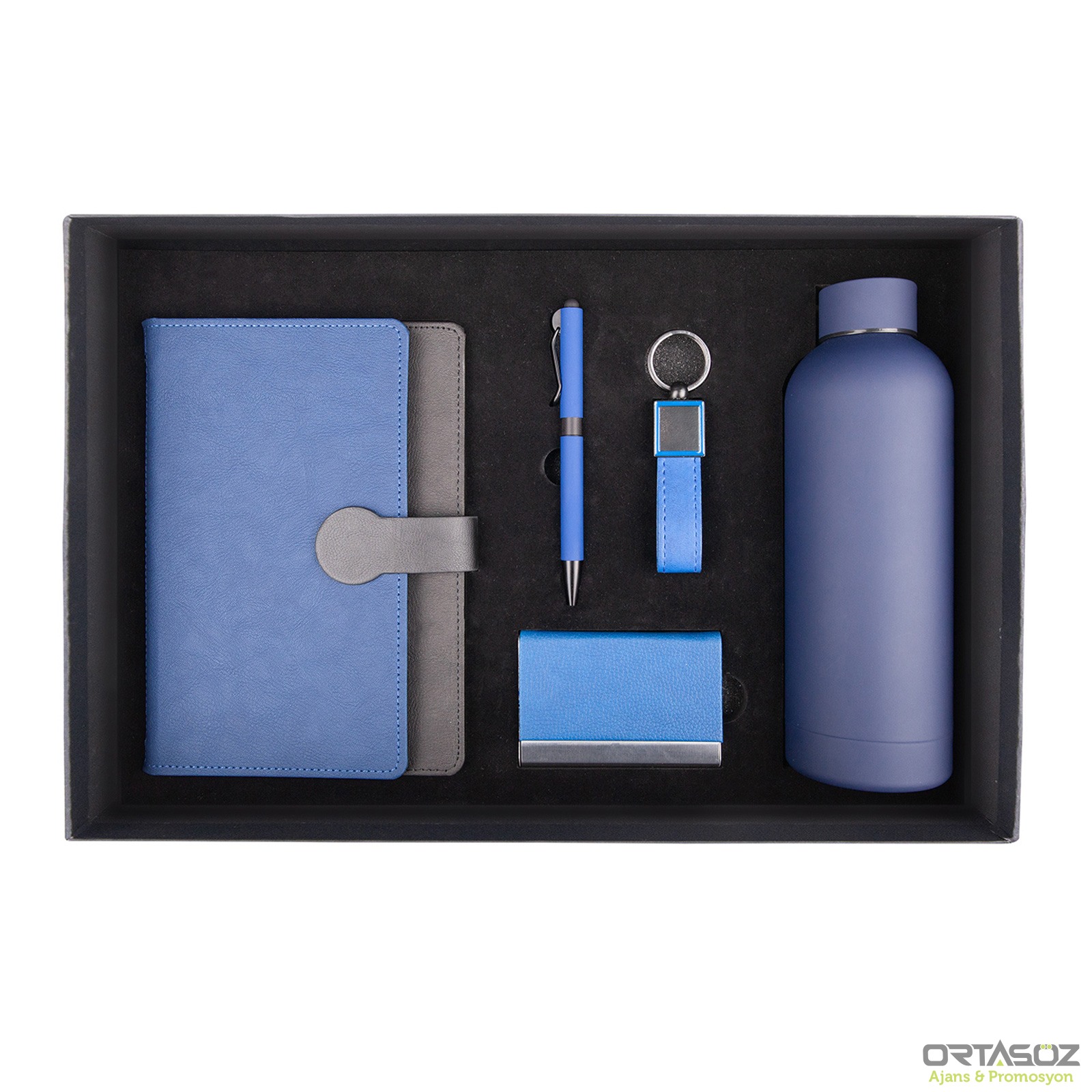 9426 ESİNTİ SİYAH HEDİYELİK SET