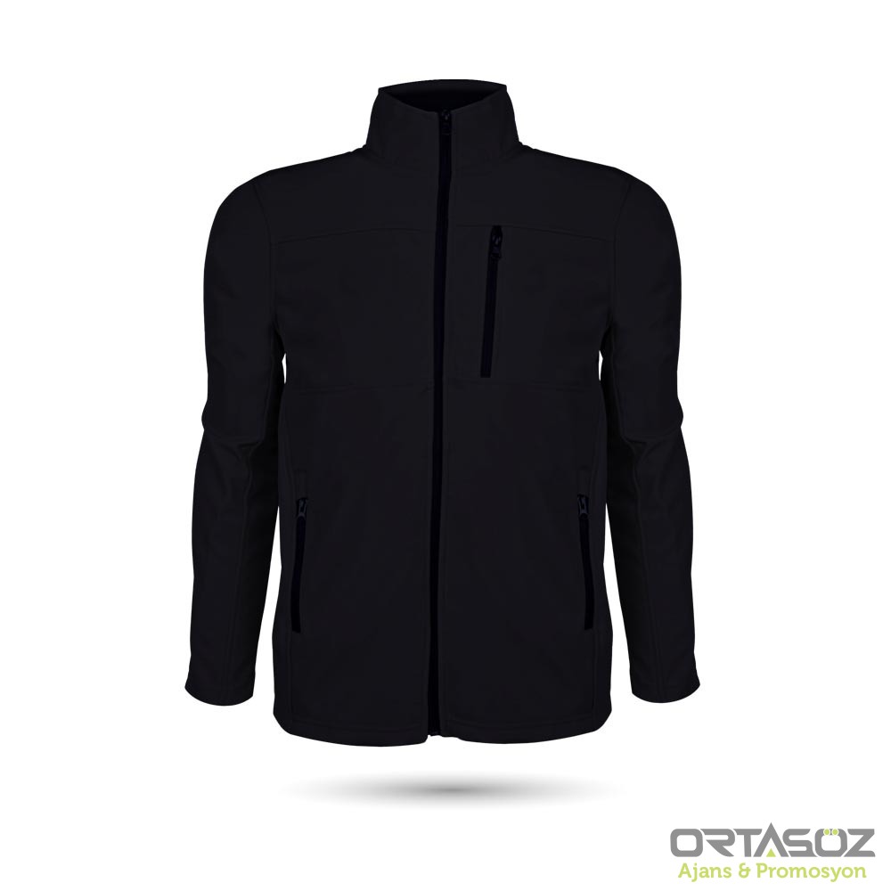 DAVRAZ SOFTSHELL SİYAH M MONT