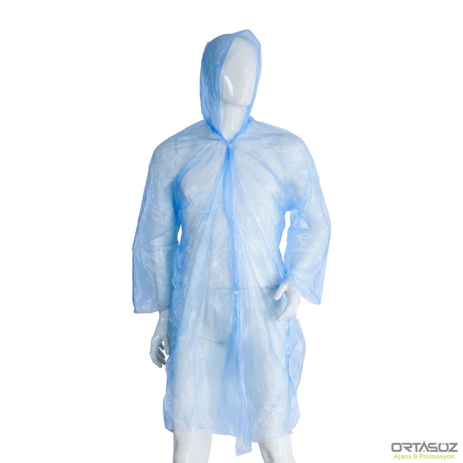 9439 TEK KULLANIMLIK  ŞEFFAF XL YAĞMURLUK