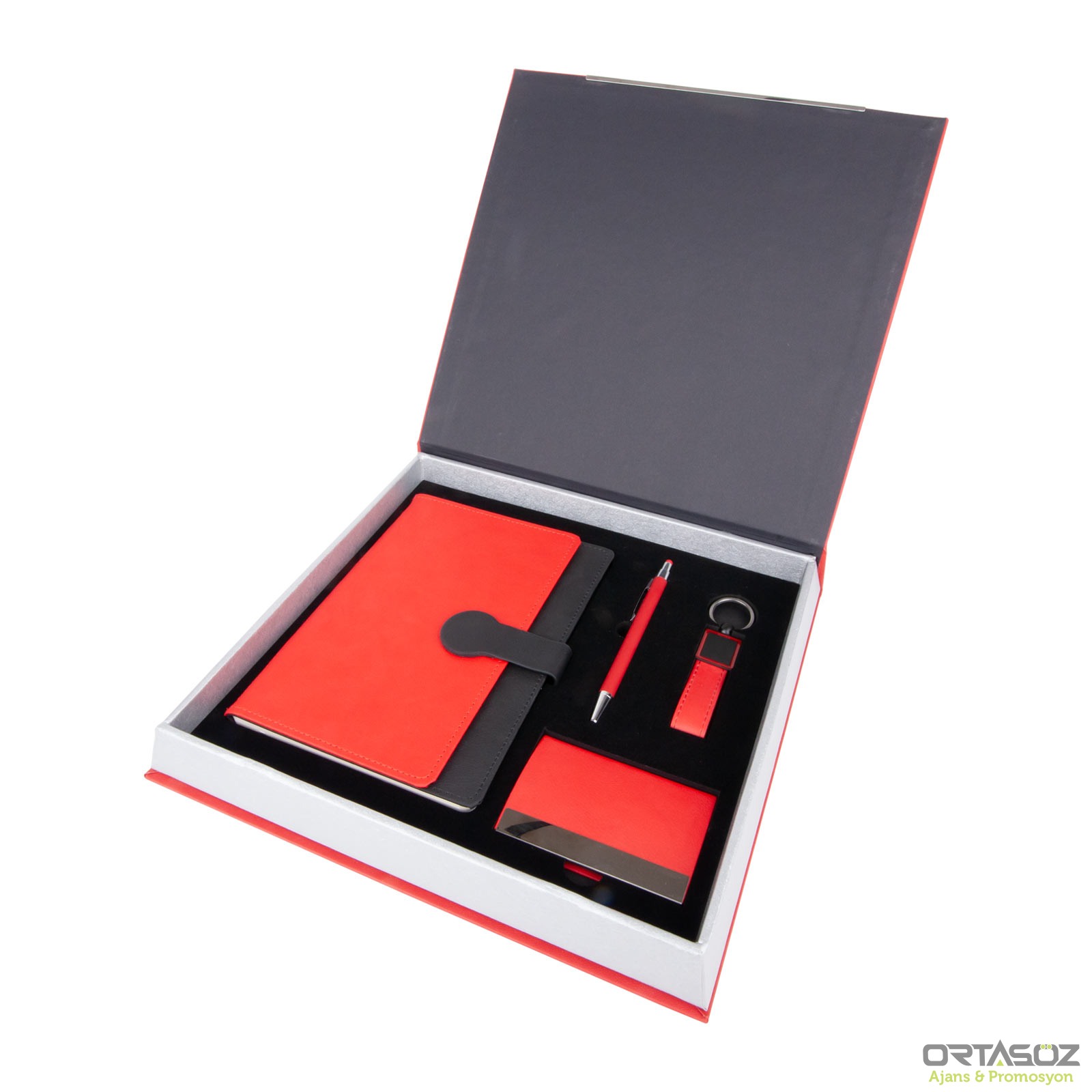 9449 KİRAZ SİYAH HEDİYELİK SET