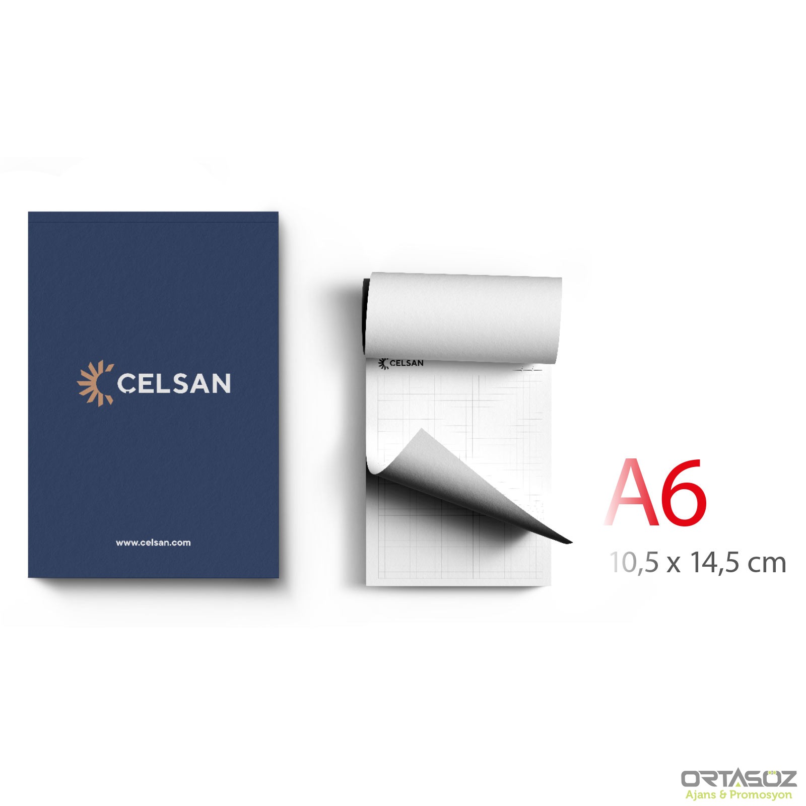 ALA-35 KAPAK GEÇMELİ A6 BLOKNOT