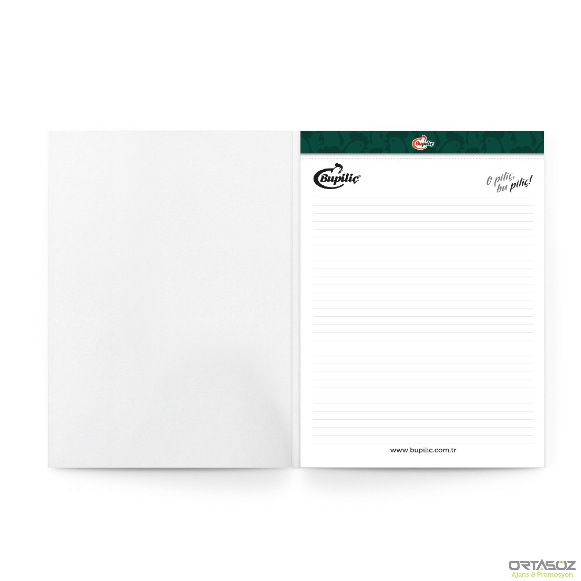 ALA-42 KAPAK GEÇMELİ YANA AÇILIR A6 BLOKNOT