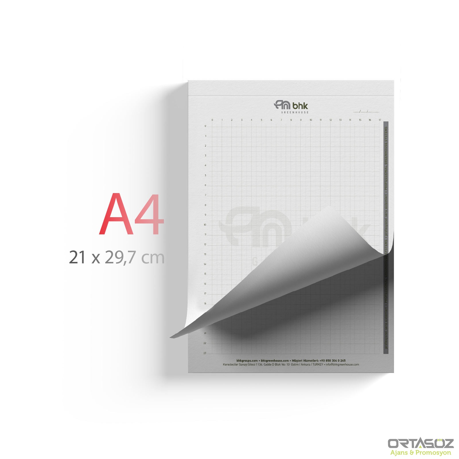ALA-50 A4 TUTKALLI BLOKNOT