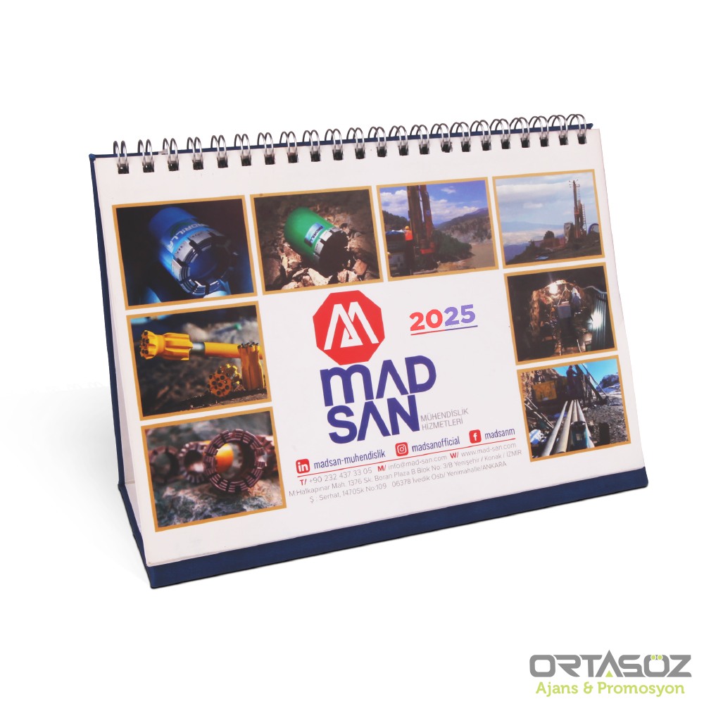 PM-16 ÜÇGEN MASA TAKVİMİ