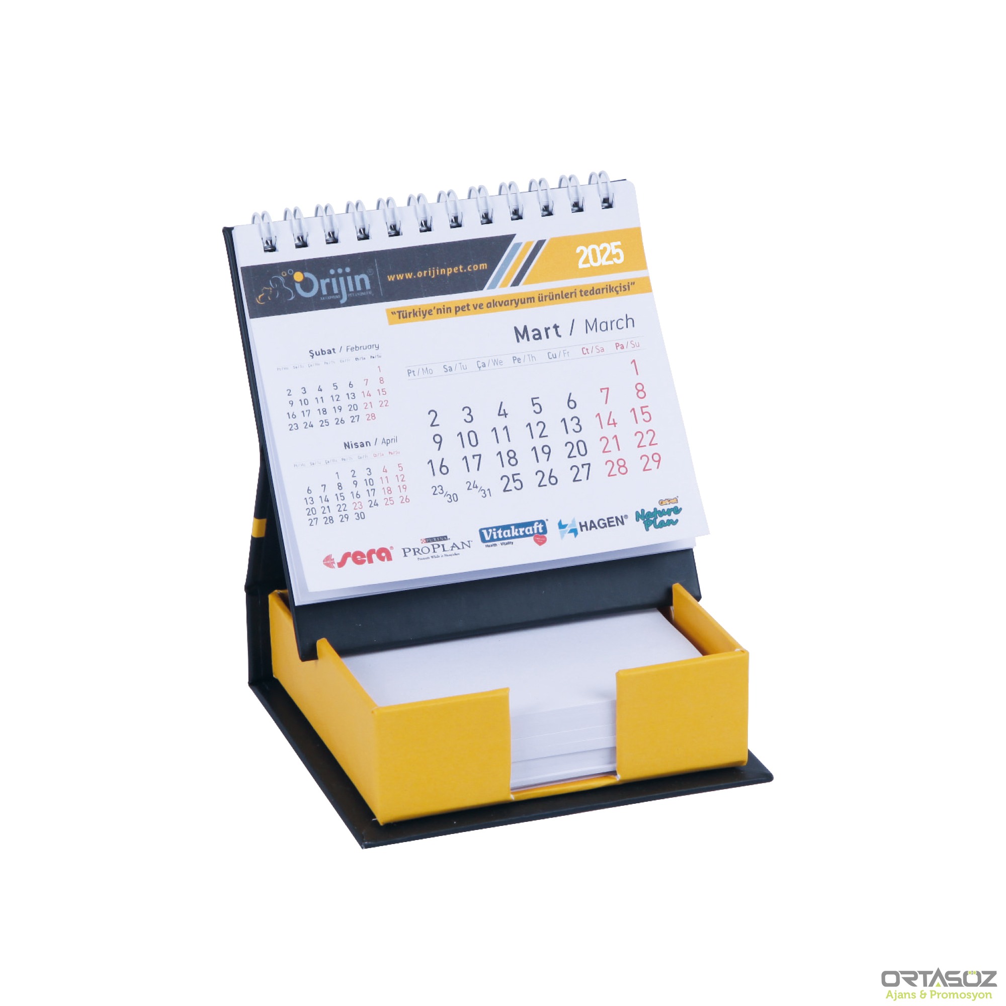 PM-31 TAKVİMLİ KÜP BLOKNOT