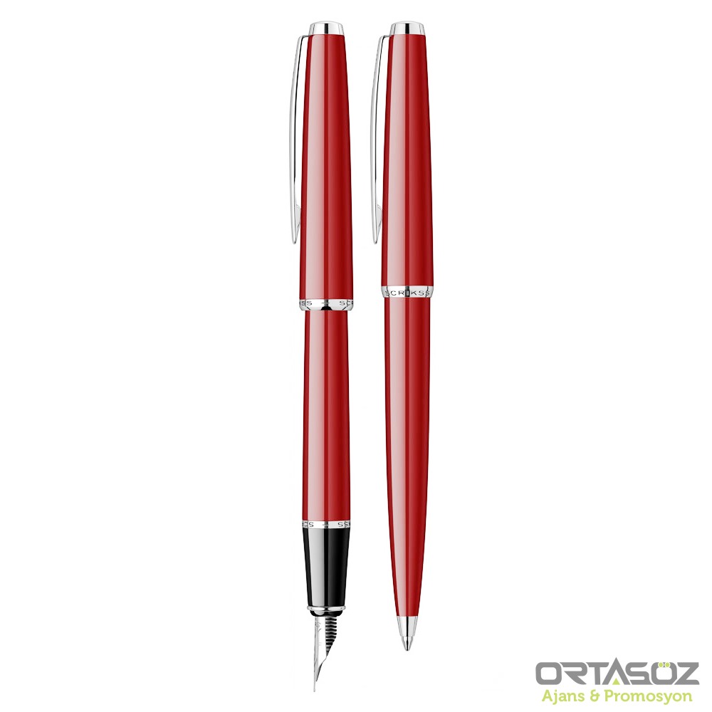 SCRIKSS 33 KIRMIZI DOLMA TÜKENMEZ KALEM