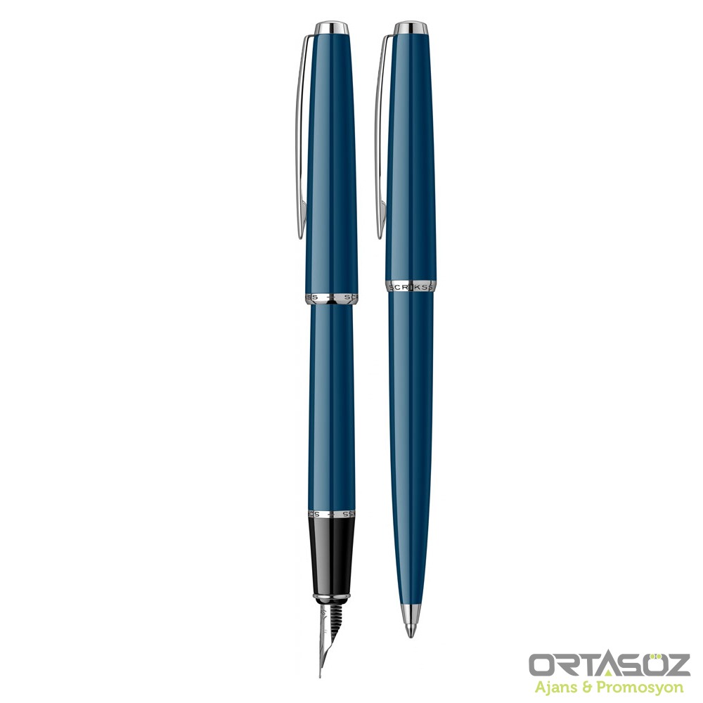SCRIKSS 33 LACİVERT DOLMA TÜKENMEZ KALEM